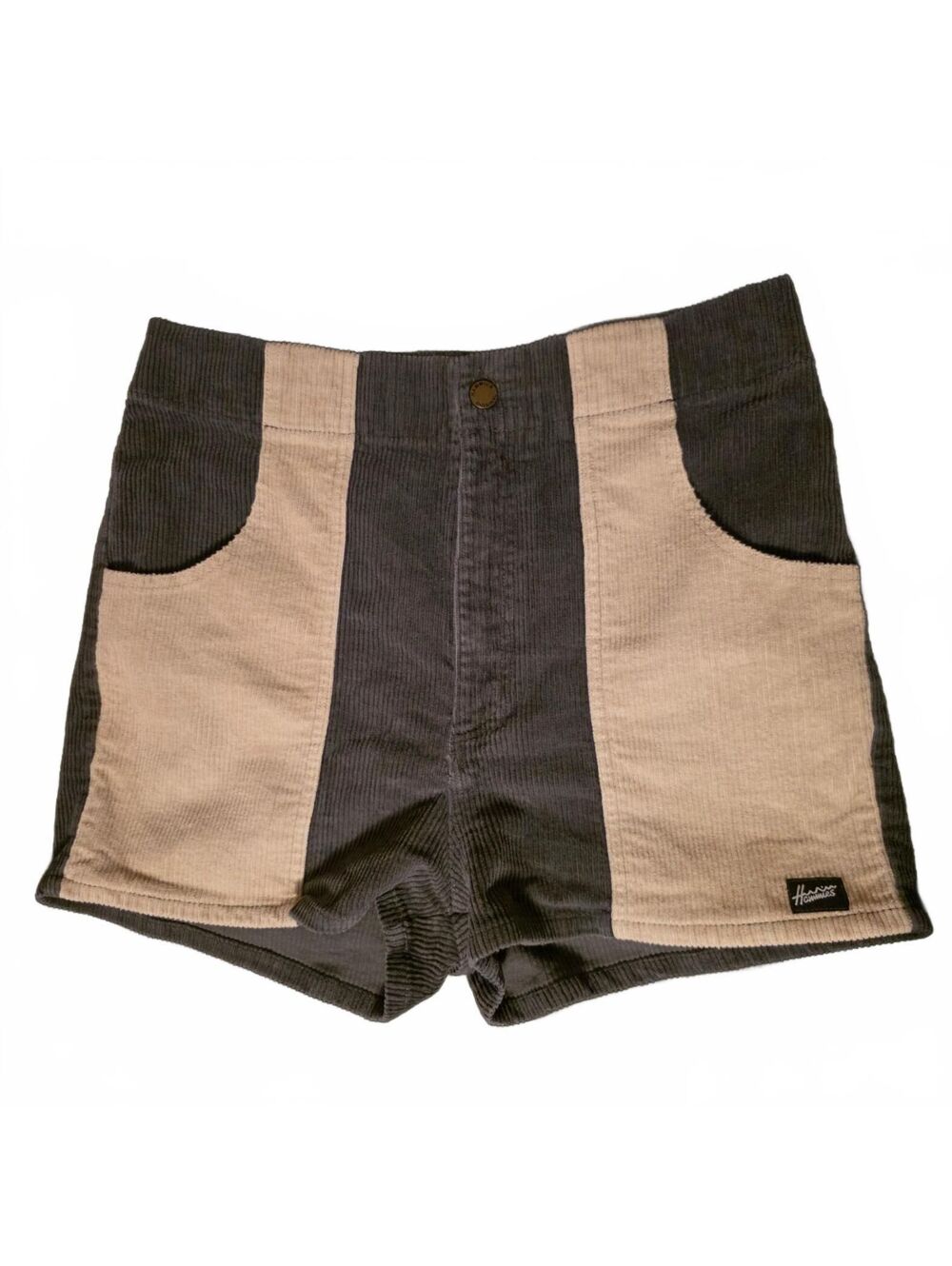 Hammies Men's 32" Corduroy Shorts with Color-Block Design